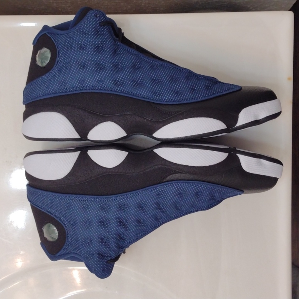 Air Jordan Retro 13 Navy Brave Blue Mens Sneakers DJ5982-400 Size 13 [New] - Picture 11 of 11